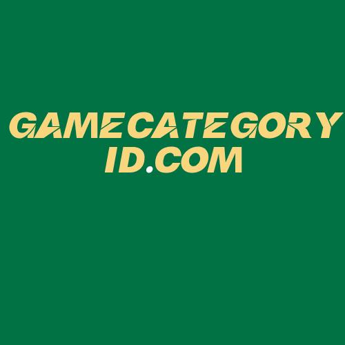 Logo da GAMECATEGORYID